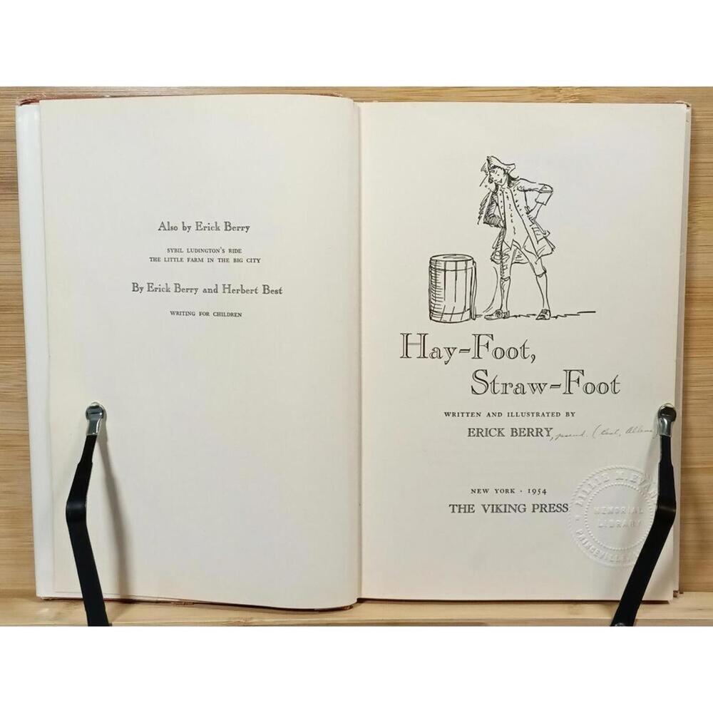 Hay-Foot, Straw-Foot by Erick Berry - Vintage Children's Book‎ - Picture 3 of 16